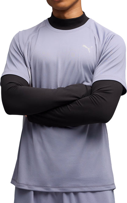 Puma Velocity Short Sleeve Mens Running Top - Grey