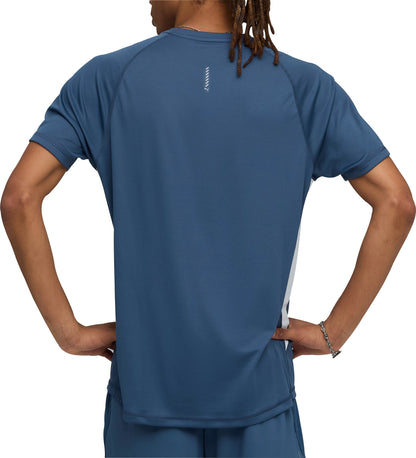 Puma Velocity Short Sleeve Mens Running Top - Blue