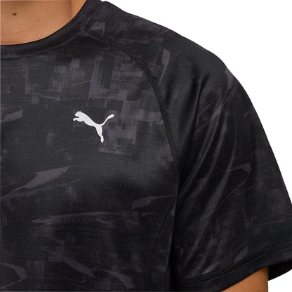 Puma Velocity Short Sleeve Mens Running Top - Black