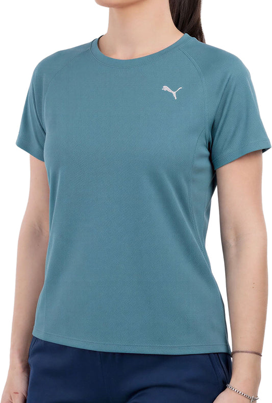 Puma Velocity Short Sleeve Womens Running Top - Green