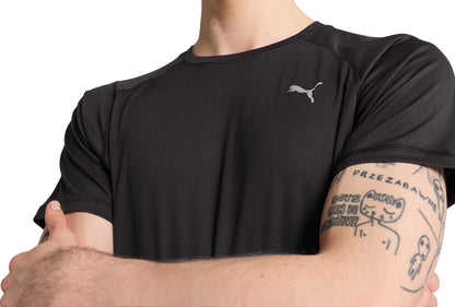 Puma Velocity Short Sleeve Mens Running Top - Black