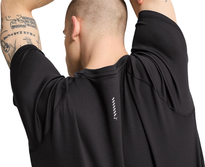 Puma Velocity Short Sleeve Mens Running Top - Black