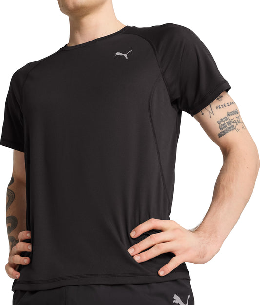 Puma Velocity Short Sleeve Mens Running Top - Black