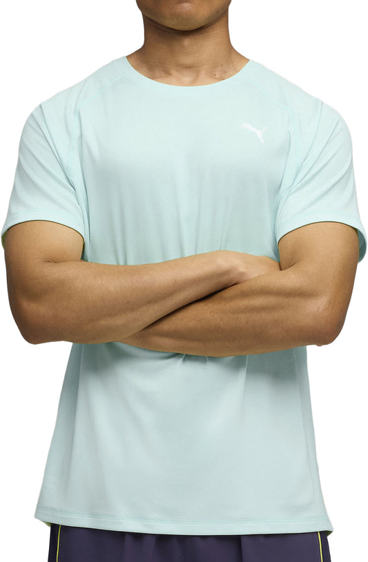 Puma Velocity Short Sleeve Mens Running Top - Blue
