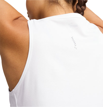 Puma Velocity Womens Running Vest Tank Top - White