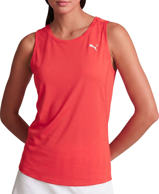 Puma Velocity Womens Running Vest Tank Top - Red