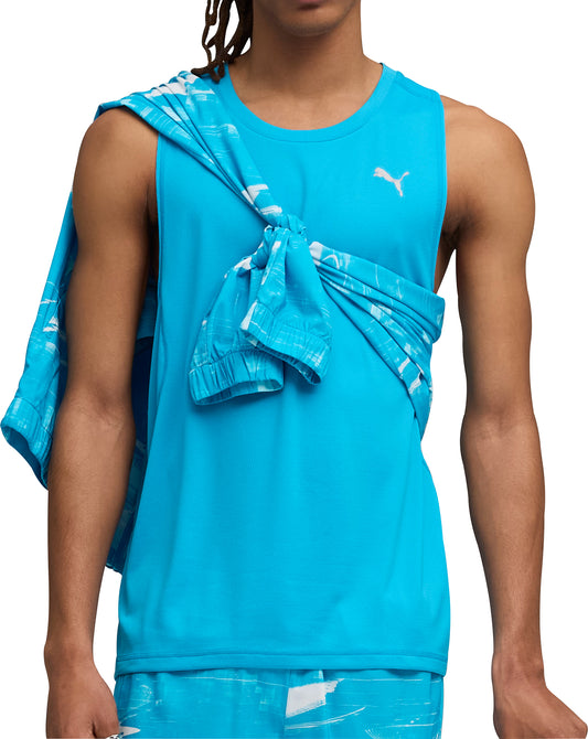Puma Velocity Mens Running Vest - Blue