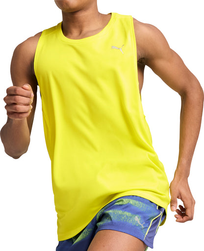 Puma Velocity Mens Running Vest - Yellow