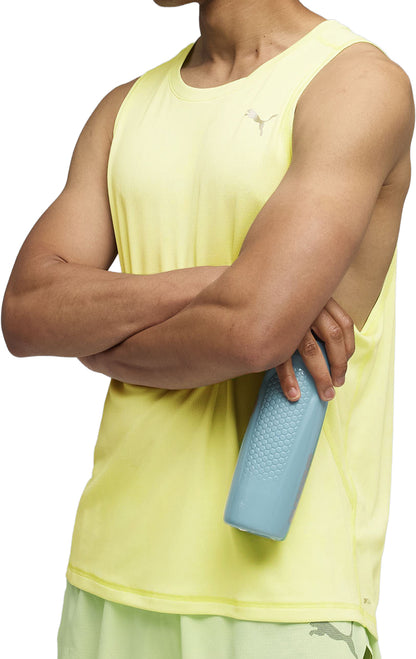 Puma Velocity Mens Running Vest - Yellow