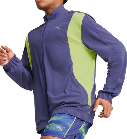 Puma Velocity Woven Mens Running Jacket - Blue