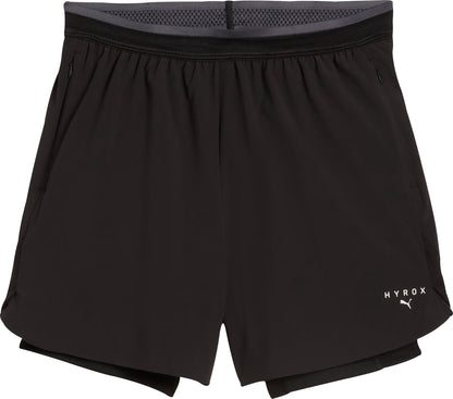 Puma X HYROX 2 In 1 Mens Training Shorts - Black