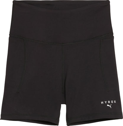 Puma X HYROX Cloudspun Womens Short Training Tights - Black