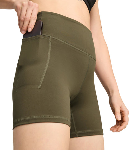 Puma X HYROX Cloudspun Womens Short Training Tights - Green