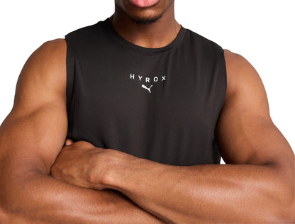 Puma X HYROX Cloudspun Mens Training Vest - Black