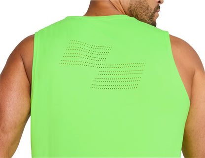 Puma X HYROX Cloudspun Mens Training Vest - Green