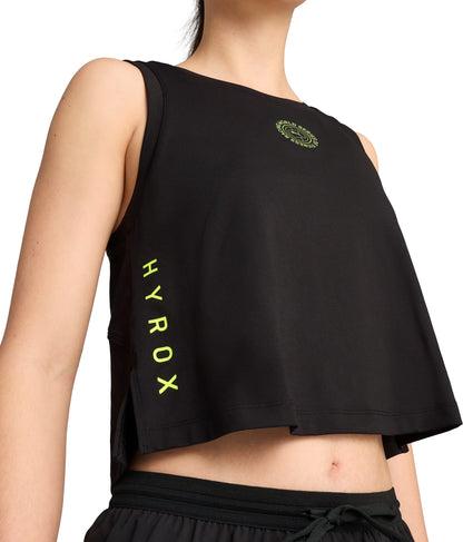 Puma X HYROX Cloudspun Womens Training Vest Tank Top - Black