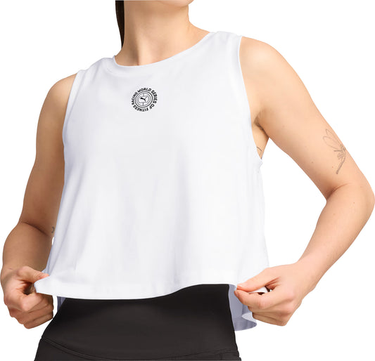 Puma X HYROX Cloudspun Womens Training Vest Tank Top - White
