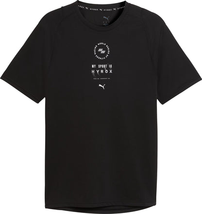 Puma X HYROX Dryelite Short Sleeve Mens Training Top - Black