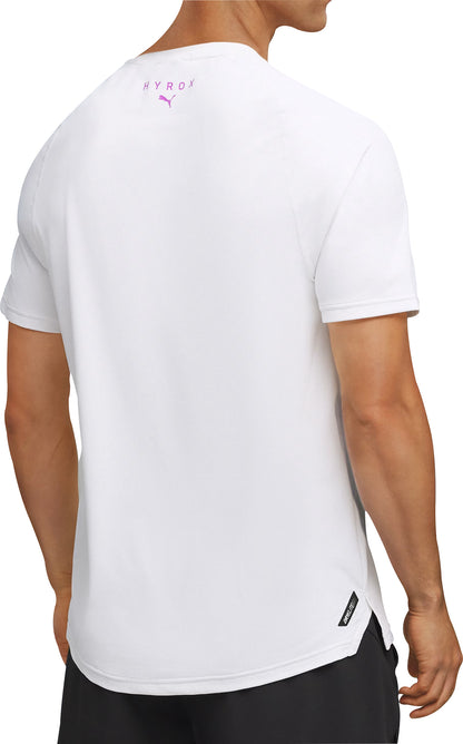 Puma X HYROX Dryelite Short Sleeve Mens Training Top - White