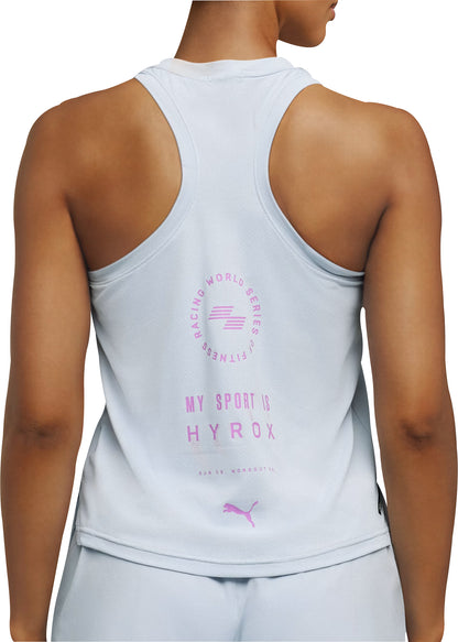 Puma X HYROX Dryelite Womens Training Vest Tank Top - Blue