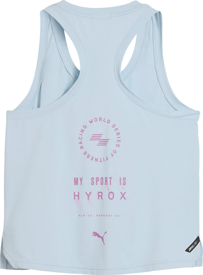 Puma X HYROX Dryelite Womens Training Vest Tank Top - Blue