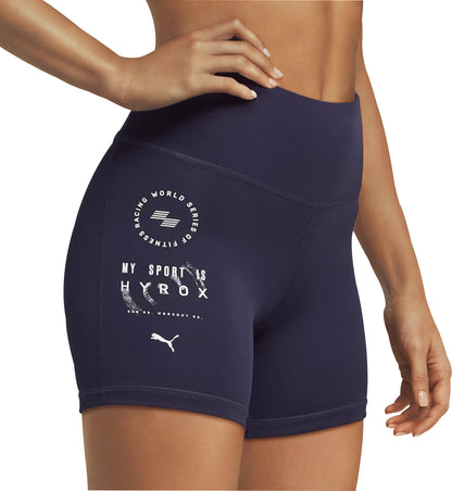 Puma X HYROX Essentials Womens Short Running Tights - Purple