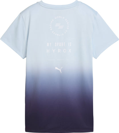 Puma X HYROX Graphic Short Sleeve Womens Training Top - Blue