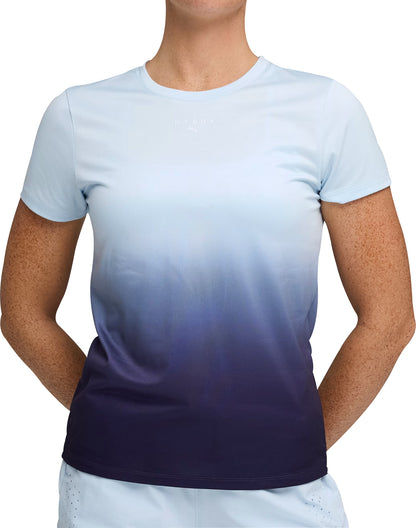 Puma X HYROX Graphic Short Sleeve Womens Training Top - Blue