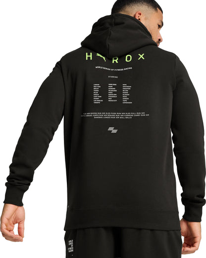 Puma X HYROX Heavyweight Mens Training Hoody - Black