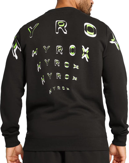 Puma X HYROX Heavyweight Mens Training Sweatshirt - Black