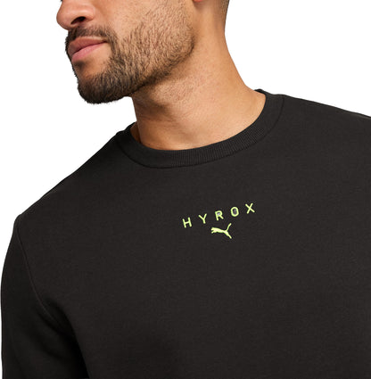 Puma X HYROX Heavyweight Mens Training Sweatshirt - Black