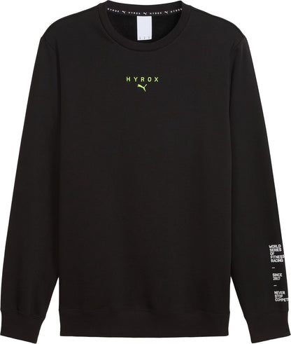 Puma X HYROX Heavyweight Mens Training Sweatshirt - Black