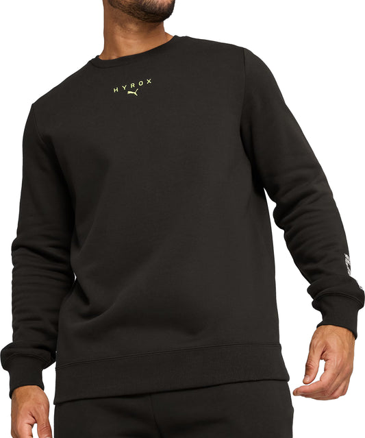 Puma X HYROX Heavyweight Mens Training Sweatshirt - Black
