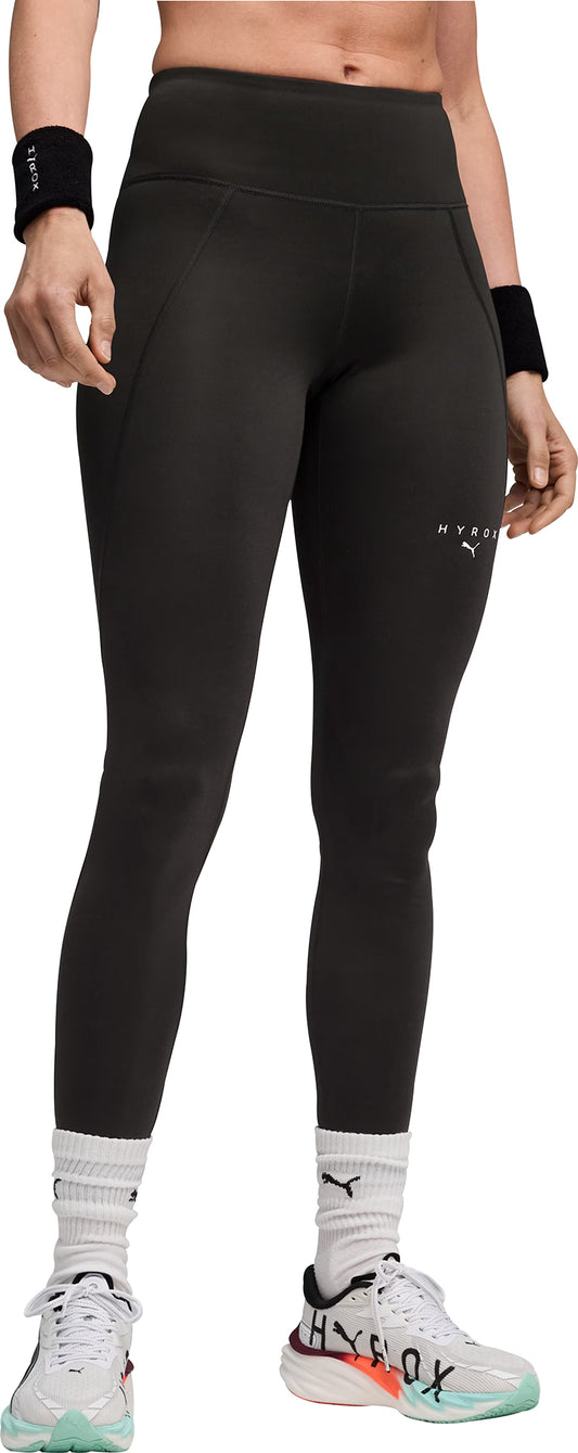 Puma X HYROX Essential Womens Long Training Tights - Black