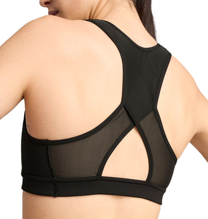 Puma X HYROX Mid Impact Womens Sports Bra - Black