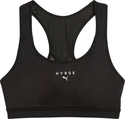 Puma X HYROX Mid Impact Womens Sports Bra - Black