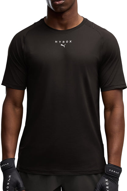 Puma X HYROX PWRMODE Short Sleeve Mens Training Top - Black