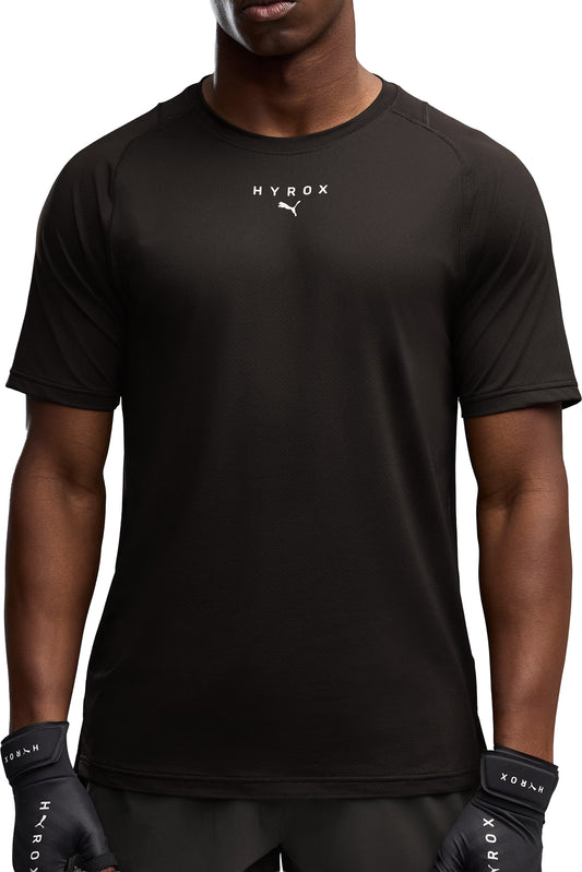 Puma X HYROX PWRMODE Short Sleeve Mens Training Top - Black