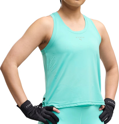 Puma X HYROX PWRMODE Womens Training Vest Tank Top - Green