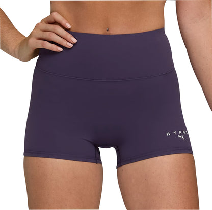 Puma X HYROX Shape Luxe 3 Inch Womens Short Training Tights - Purple