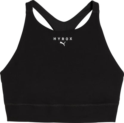 Puma X HYROX Shape Luxe High Neck Womens Sports Bra - Black