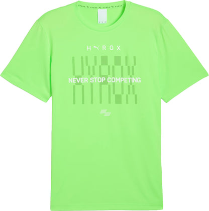 Puma X HYROX Train All Day Short Sleeve Mens Training Top - Green