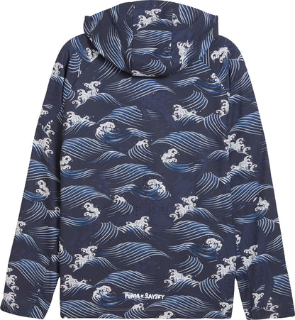 Puma X SAYSKY Graphic Mens Running Jacket - Blue