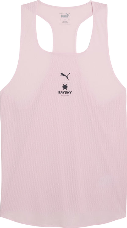 Puma X SAYSKY Mens Running Vest - Pink
