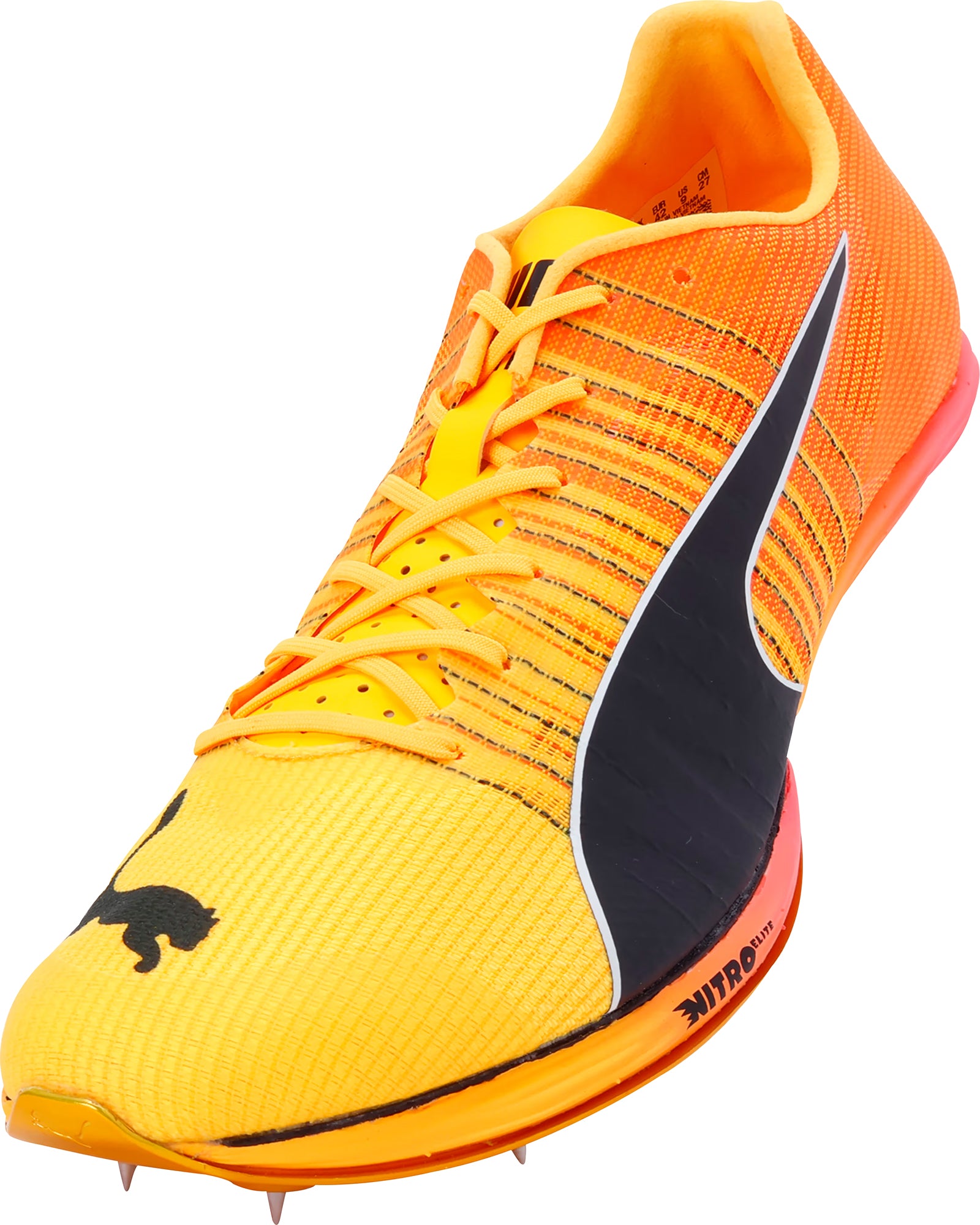 Puma evoSpeed Forte Nitro Elite Running Spikes - Orange – Start