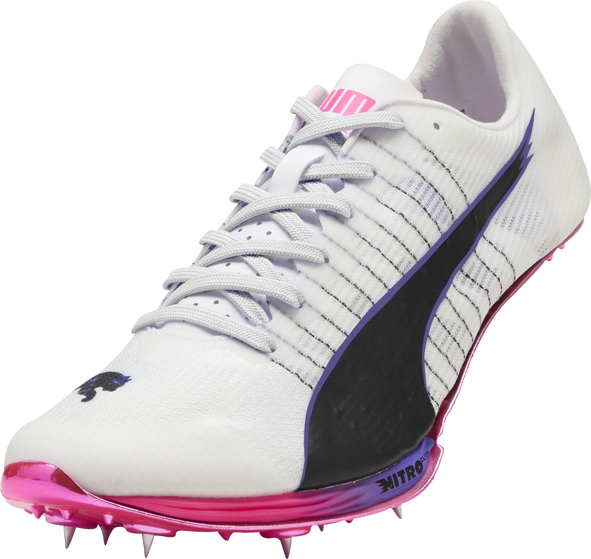 Puma evoSpeed Sprint Nitro Elite 2 Running Spikes - White