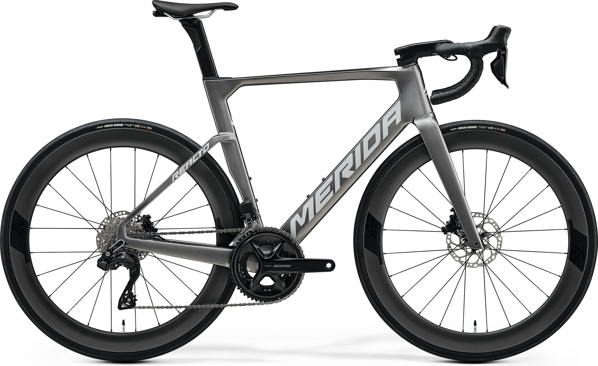 Merida Reacto 6000 Carbon Road Bike 2025 Ex-Display Gunmetal