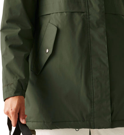 Regatta Brielly Insulated Womens Waterproof Jacket - Green