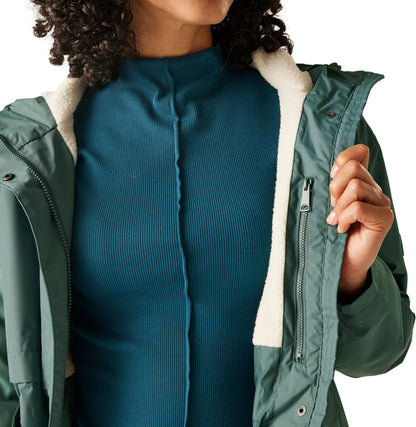 Regatta Brielly Insulated Womens Waterproof Jacket - Green