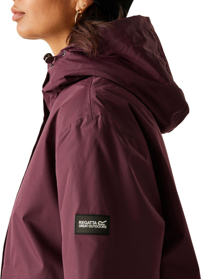 Regatta Brielly Insulated Womens Waterproof Jacket - Purple